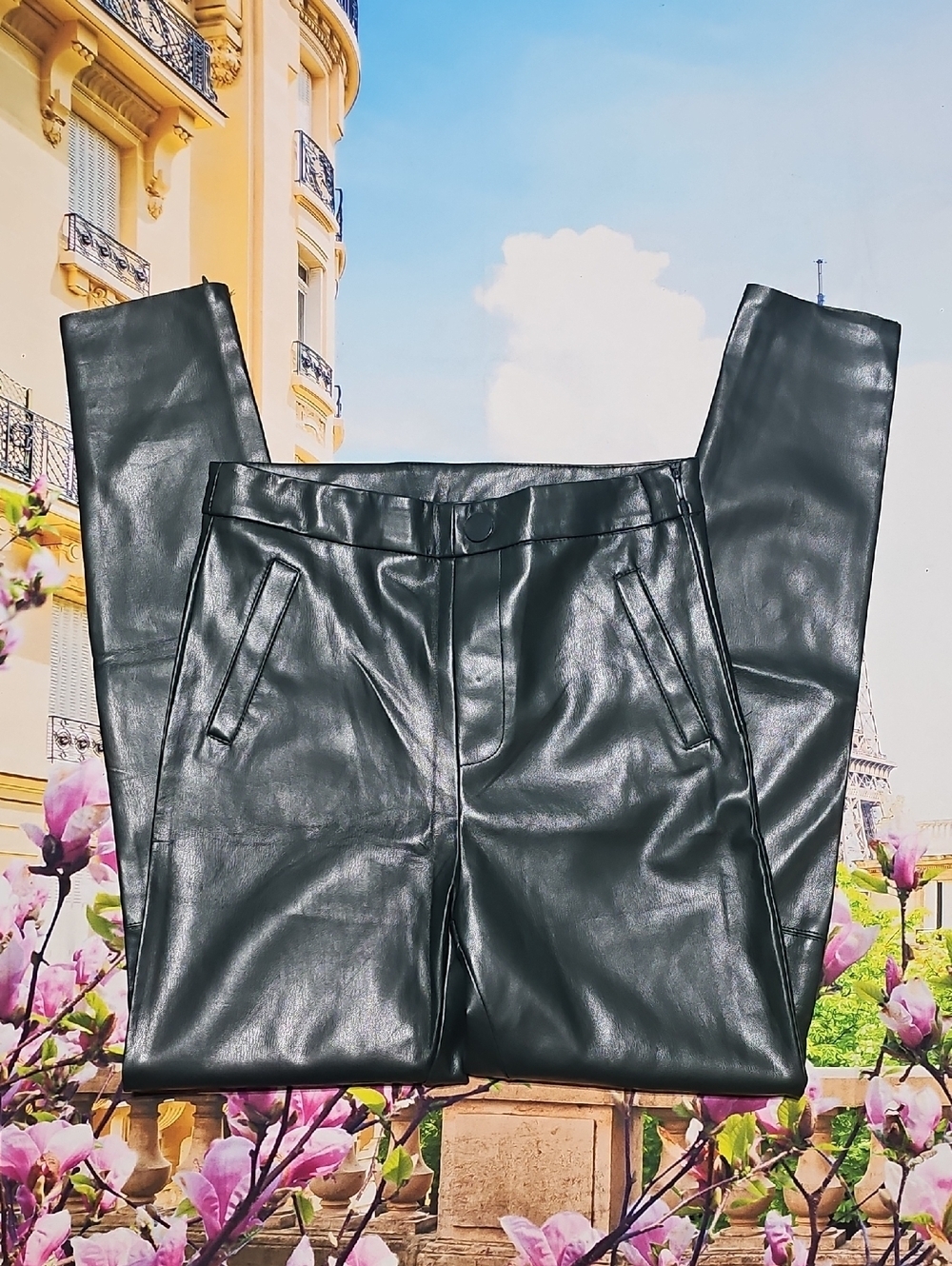 Traf‎ Skinny High Waist Pants Size Medium New